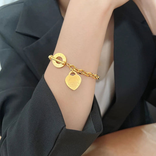 Pulsera de Lujo Protege Tu Corazón